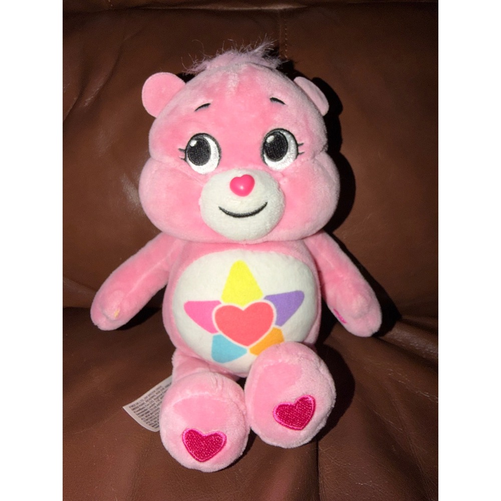 Care Bears True Heart Bear Pink Plush Unlock the Magic Basic Fun 2022